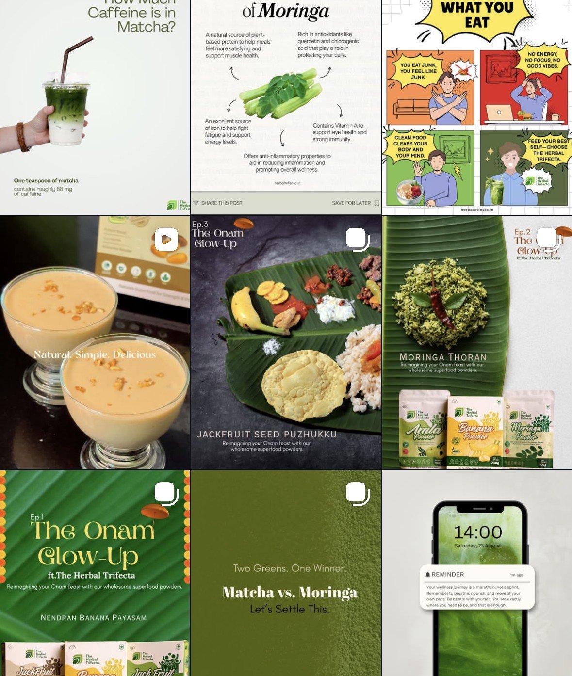 The moringa latte — built to sit where the matcha latte sits